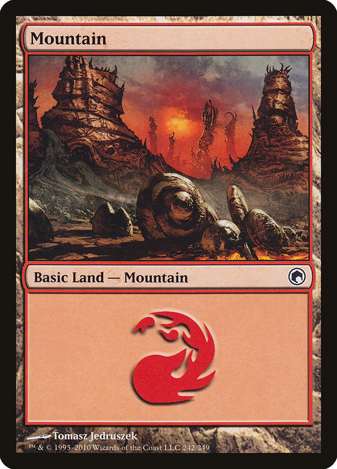 Montaña (242) [Cicatrices de Mirrodin] 