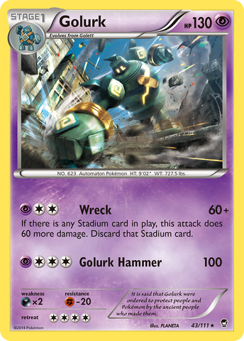 Golurk (43/111) [XY: Puños furiosos] 