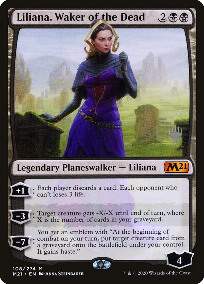 Liliana, Waker of the Dead (Paquete promocional) [Promociones de la colección básica 2021] 