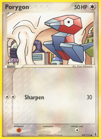 Porygon (80/113) [EX: Especie Delta] 