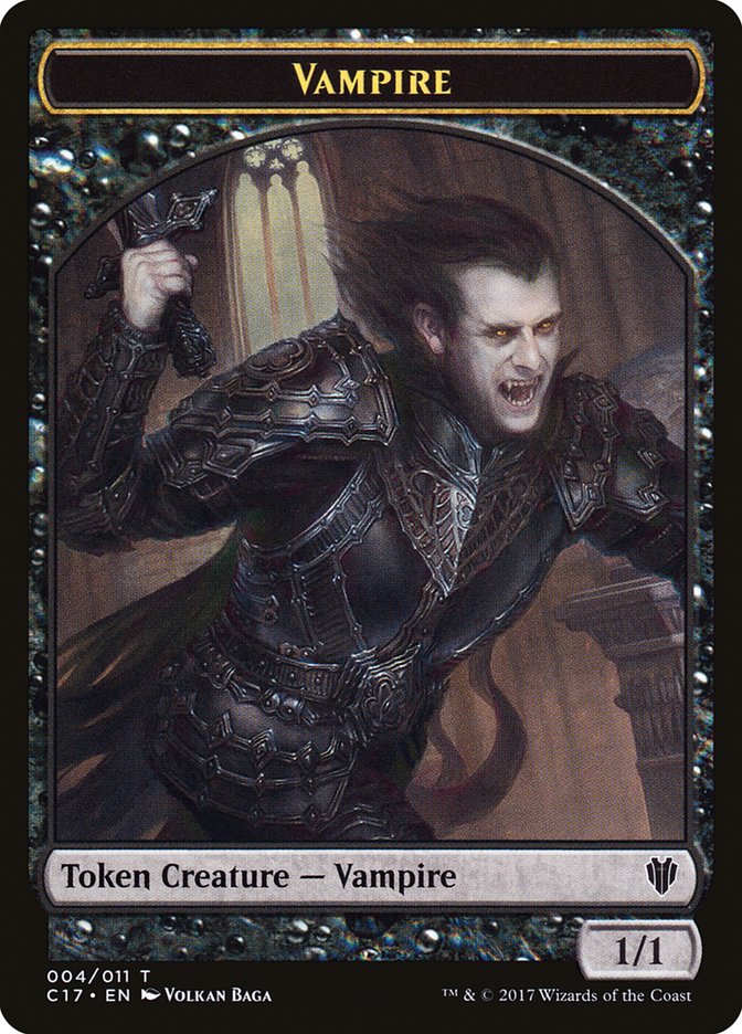 Engendro Eldrazi // Ficha de vampiro de doble cara [Fichas Commander 2017] 