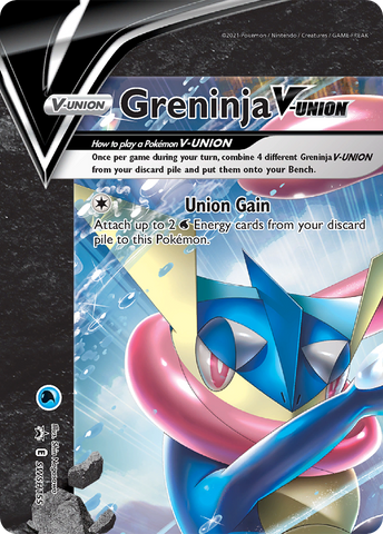 Greninja V-Union (SWSH155) [Espada y escudo: Promociones de Black Star] 