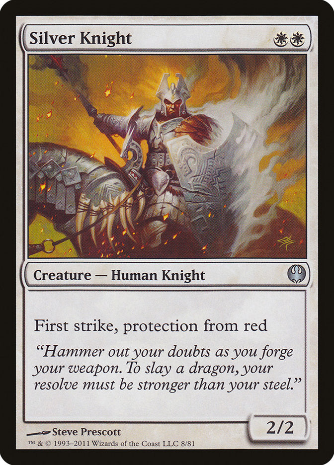 Silver Knight [Mazos de duelo: Caballeros contra dragones] 