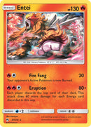 Entei (47/214) (Exclusivo de la cubierta temática) [Sol y luna: Trueno perdido] 