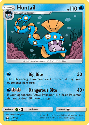 Huntail (42/168) [Sol y Luna: Tormenta Celestial] 