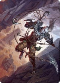 Tarjeta artística Akiri, Fearless Voyager [Serie de arte Zendikar Rising] 