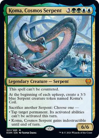 Koma, Serpiente del Cosmos (Paquete promocional) [Promociones de Kaldheim] 