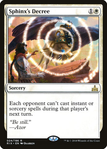 Decreto de la Esfinge [Rivales de Ixalan] 