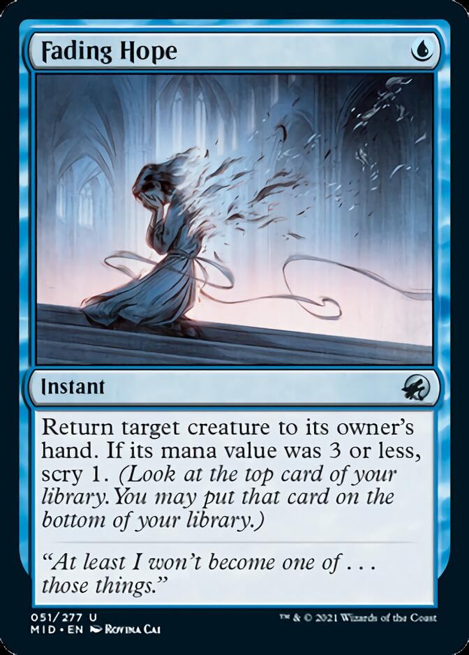 Esperanza que se desvanece [Innistrad: Caza de medianoche] 