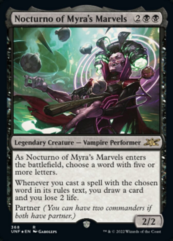 Nocturno de las maravillas de Myra (Galaxy Foil) [Unfinity] 