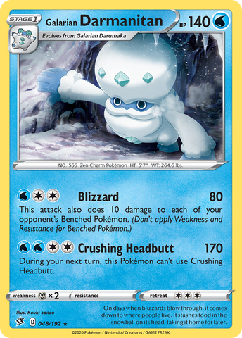 Darmanitan de Galar (048/192) [Espada y escudo: Choque rebelde] 
