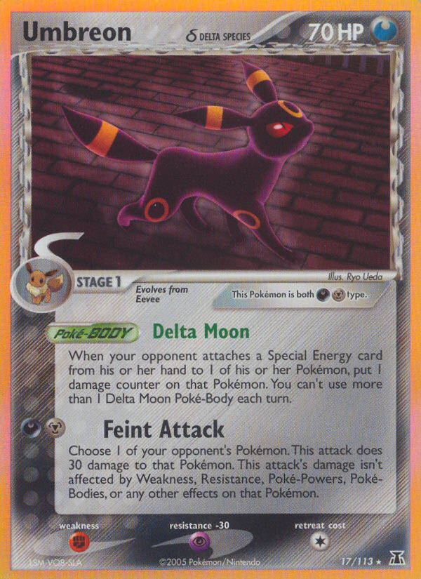 Umbreon (17/113) (Especie Delta) [EX: Especie Delta] 