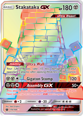 Stakataka GX (176/168) [Sol y Luna: Tormenta Celestial] 