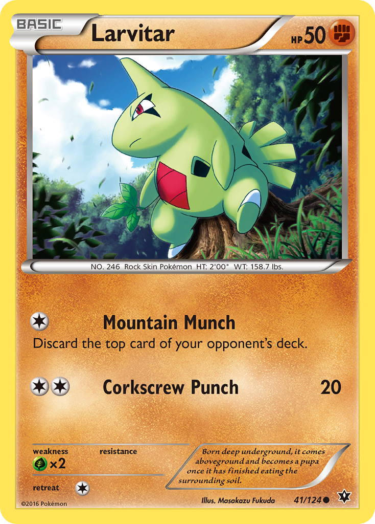 Larvitar (41/124) [XY: Destinos en colisión] 