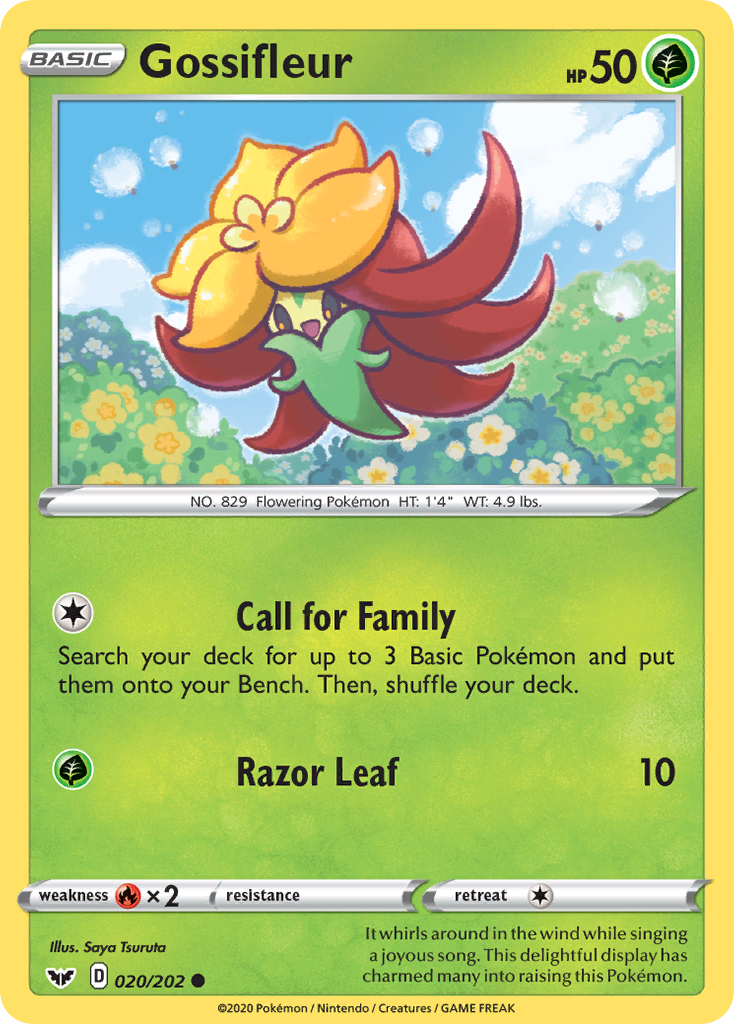 Gossifleur (020/202) [Espada y escudo: conjunto básico] 