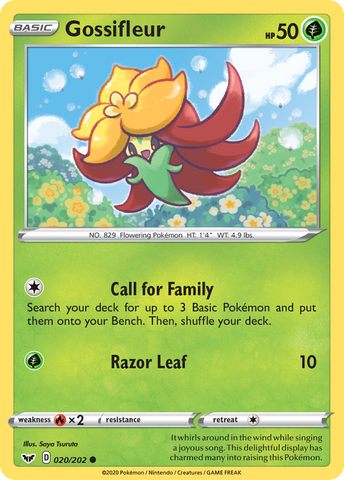 Gossifleur (020/202) [Espada y escudo: conjunto básico] 