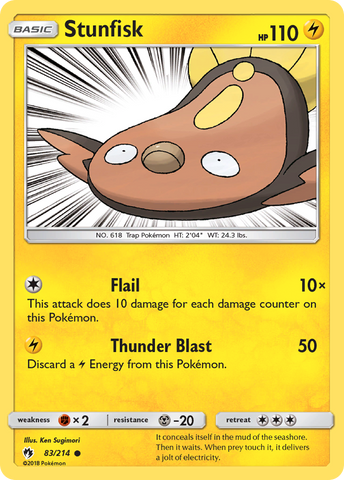 Stunfisk (83/214) [Sol y Luna: Trueno perdido] 