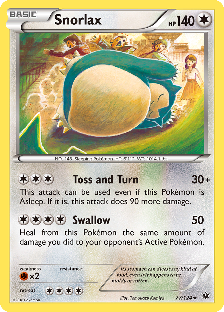 Snorlax (77/124) [XY: Destinos en colisión] 