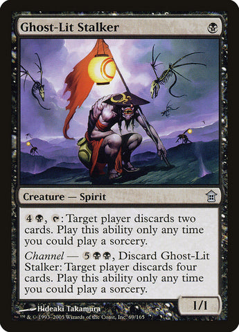 Acosador iluminado por fantasmas [Salvadores de Kamigawa] 