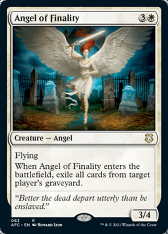 Ángel de la finalidad [Dragones y Mazmorras: Aventuras en los Reinos Olvidados Commander] 
