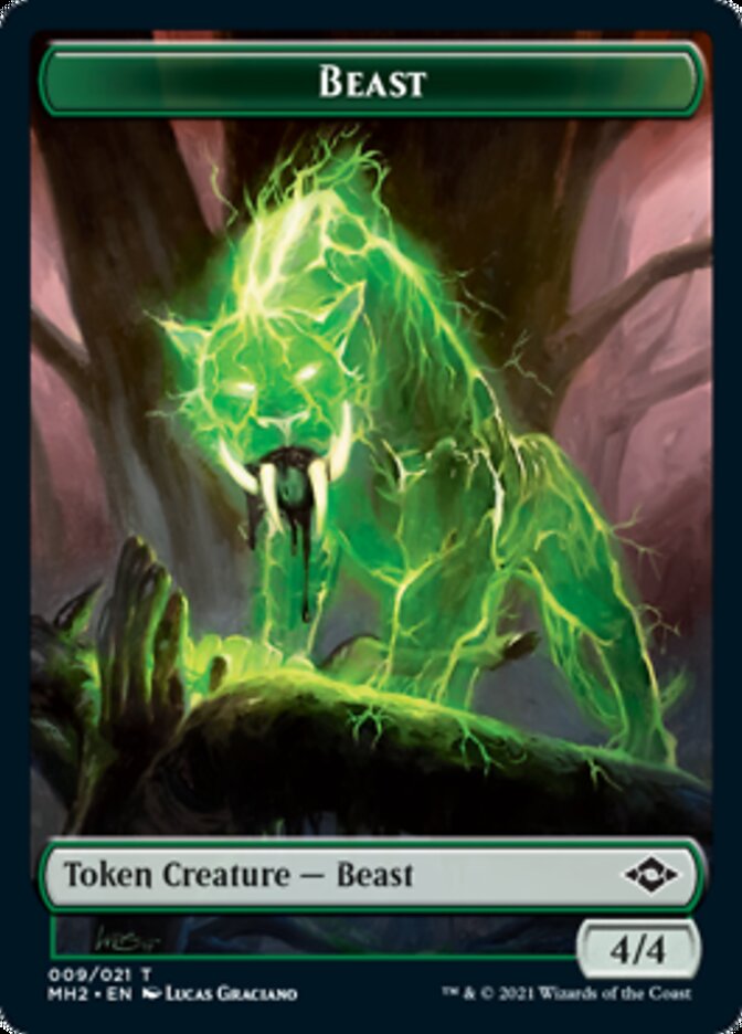 Ficha de Bestia [Fichas de Modern Horizons 2] 