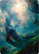 Tarjeta artística Bosque 3 [Serie artística Zendikar Rising] 