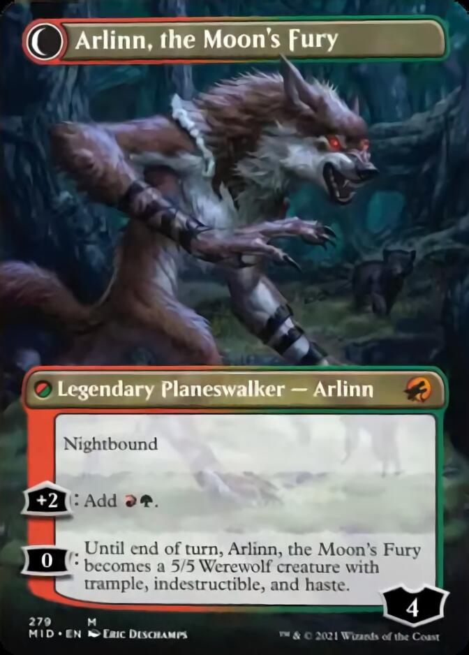Arlinn, la esperanza de la manada // Arlinn, la furia de la luna (sin fronteras) [Innistrad: Midnight Hunt] 