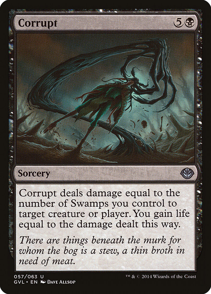 Corrupto (Garruk vs. Liliana) [Antología Duel Decks] 