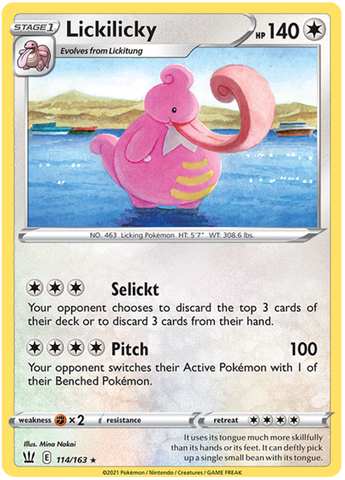 Lickilicky (114/163) [Espada y escudo: estilos de batalla] 