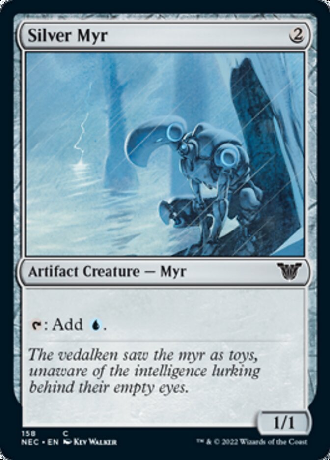 Silver Myr [Kamigawa: Comandante de la Dinastía Neón] 
