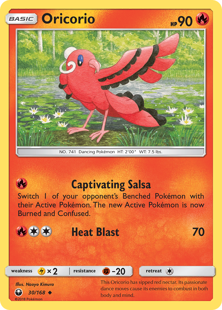 Oricorio (30/168) [Sol y Luna: Tormenta Celestial] 