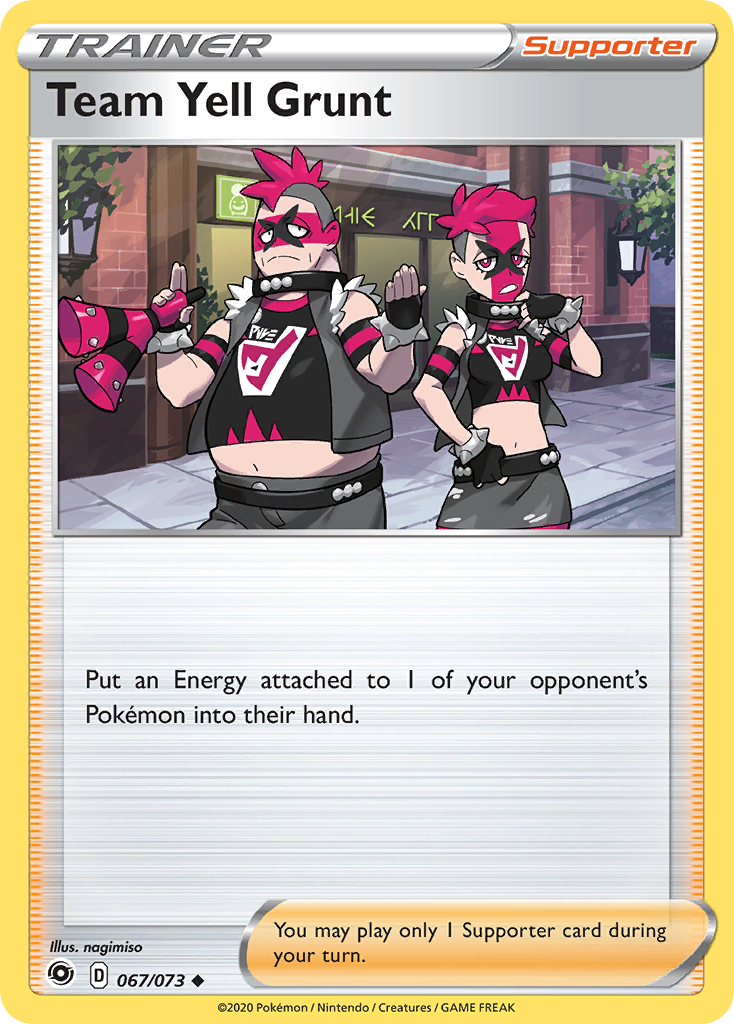 Team Yell Grunt (067/073) [Espada y escudo: Camino del campeón] 