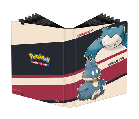 Ultra PRO: Carpeta PRO de 9 bolsillos - Pokémon (Snorlax y Munchlax) 