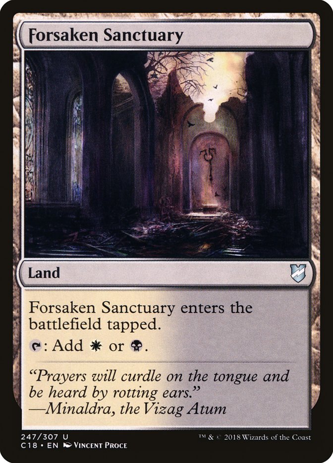 Santuario abandonado [Commander 2018] 