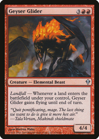 Planeador del géiser [Zendikar] 