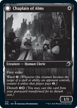 Capellán de limosnas // Chapel Shieldgeist [Innistrad: función doble] 