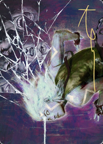 Tarjeta de arte anticognición (firma estampada en oro) [Serie de arte Zendikar Rising] 