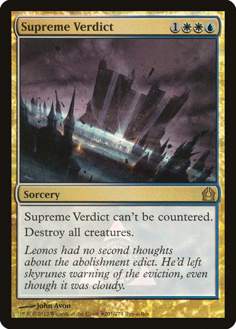 Veredicto Supremo (Buy-A-Box) [Regresar a Ravnica Promos] 