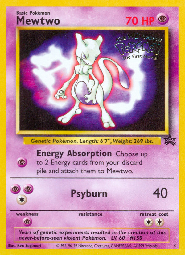 Mewtwo (3) [Magos de la Costa: Black Star Promos] 