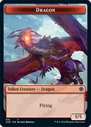 Dragón // Ficha Dragón de doble cara [Mazos Starter Commander] 