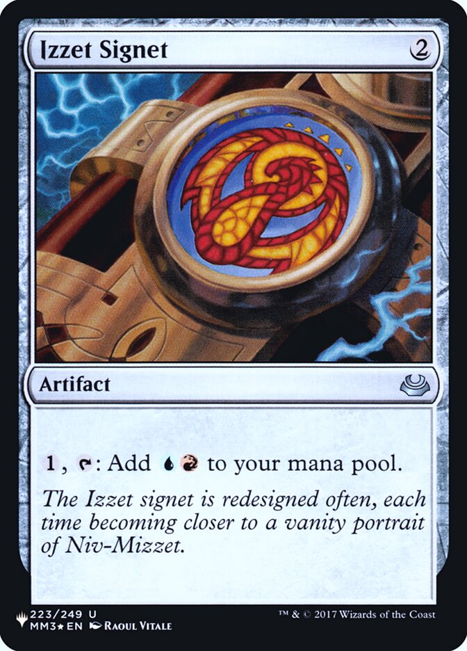 Izzet Signet [Guarida secreta: Cara yo gano, Cruz tú pierdes] 