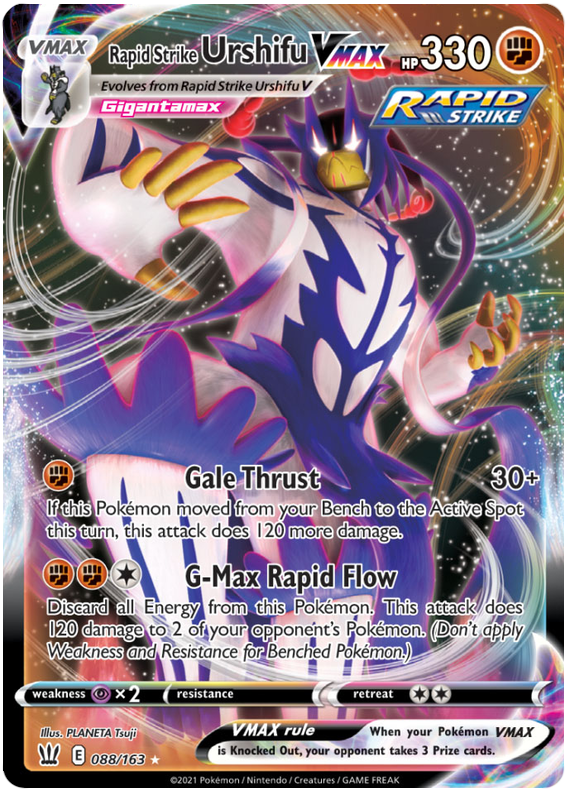 Rapid Strike Urshifu VMAX (088/163) [Espada y escudo: estilos de batalla] 