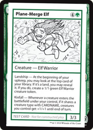 Plane-Merge Elf (edición 2021) [Tarjetas de prueba de juego Mystery Booster] 