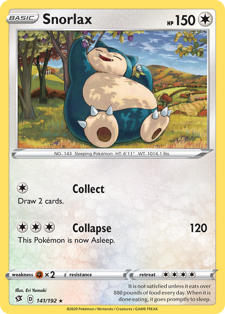Snorlax (141/192) [Espada y escudo: Choque rebelde] 