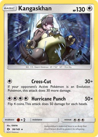 Kangaskhan (99/149) (Exclusivo de la baraja temática) [Sol y Luna: Conjunto básico] 