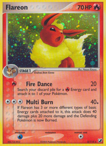 Flareon (5/115) [EX: Fuerzas invisibles] 