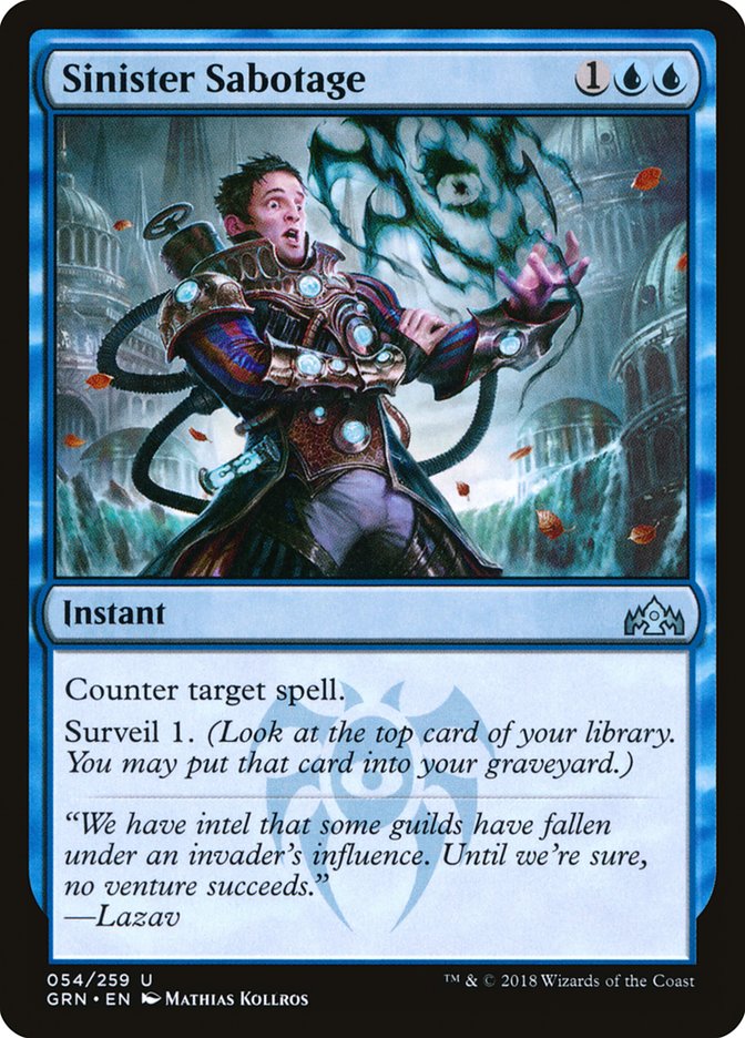 Sabotaje siniestro [Gremios de Ravnica] 