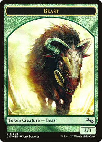 Bestia // Ficha de doble cara de Bestia [Fichas inestables] 
