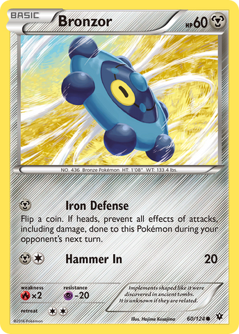 Bronzor (60/124) [XY: Destinos en colisión] 