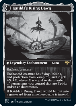 Katilda, Dawnhart Martyr // El amanecer de Katilda [Innistrad: Doble función] 